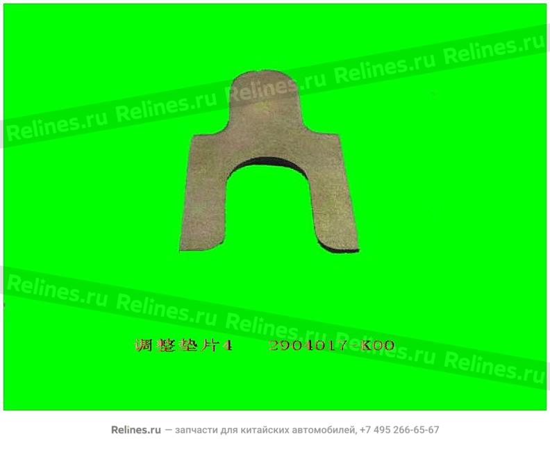 Пластина регулировки сход-развала t=1,5 - 2904***K00