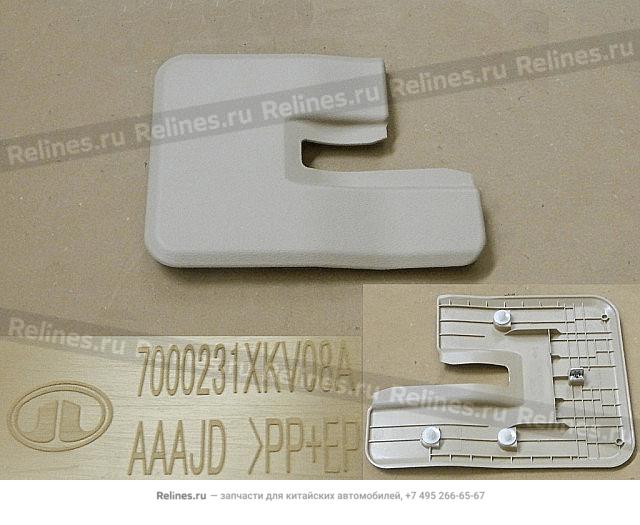 Mid row seat rlh cover plate assy,RH - 700023***08AE3