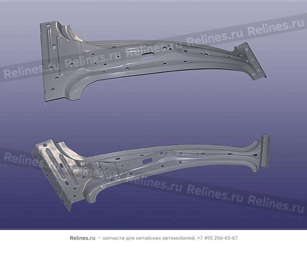 Reinforcement panel-pillar b LH - J42-5***70-DY