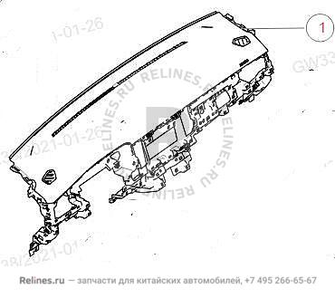 Узел дефлекторов правый в сборе