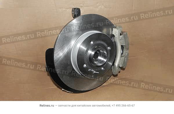 Disc brake with knuckle-fr RH - A11-3***08AE