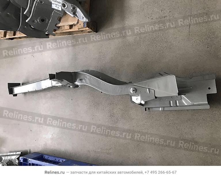 Left side rail assy,rear floor