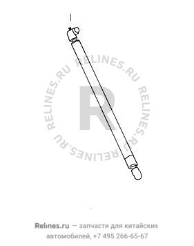 Gas strut assy-tail door