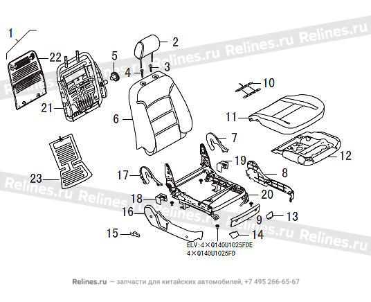 Assist driver seat assy - 690001***0XA89