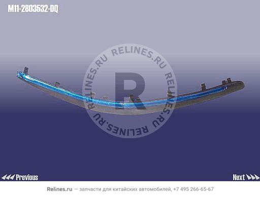 Молдинг переднего бампера правый с хромированной полосой - M11-2***32-DQ