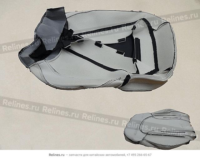 Backrest cover assy FR seat RH (leather) - 690254***08A86