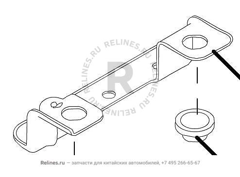 Brkt air cleaner - 11091***Y00A