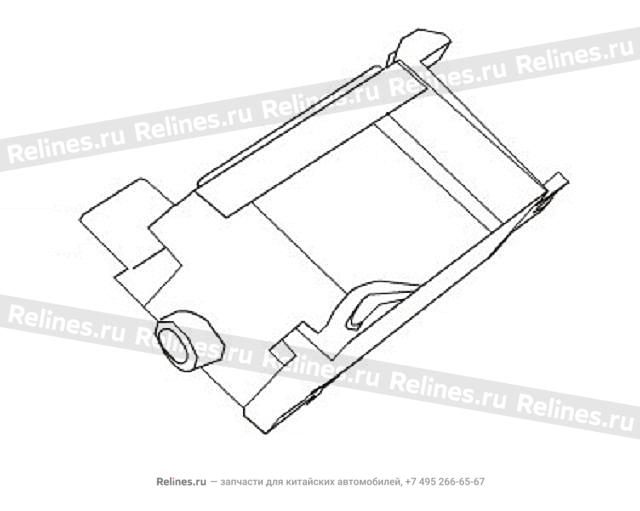 Mounting base,glove box handle - 530331***08A86