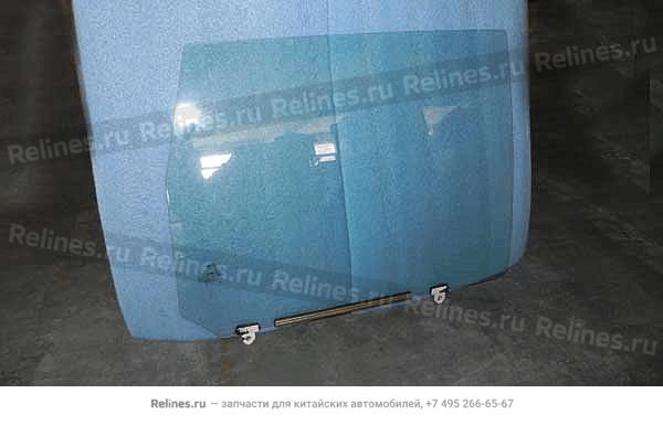 RR door glass-rh