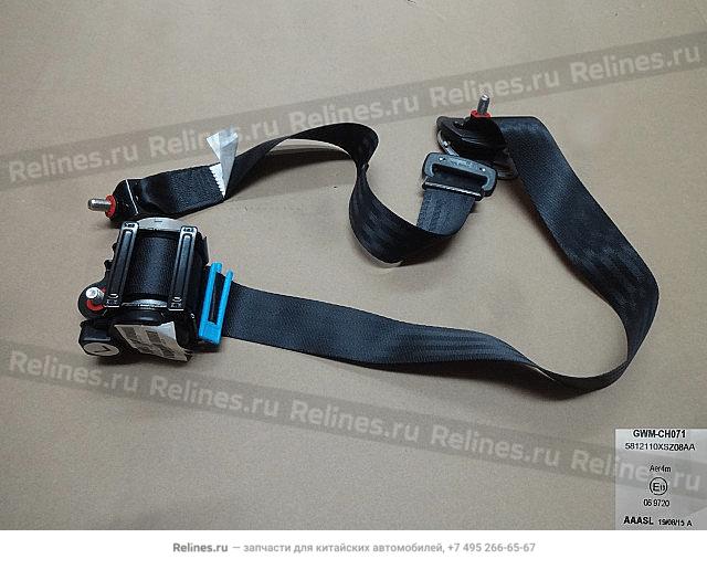 RR seat belt retractor assy LH - 58121***Z08AA