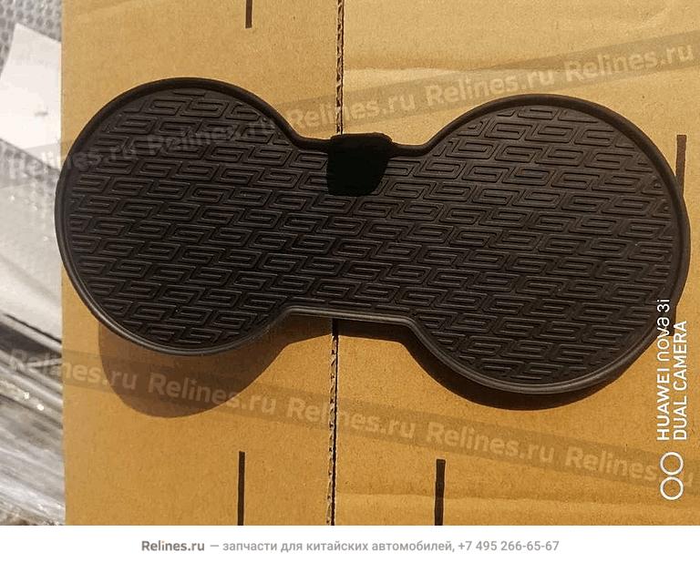 Cup holder rubber gasket