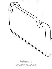 Sun visor assembly RH - 820420***8XACQ