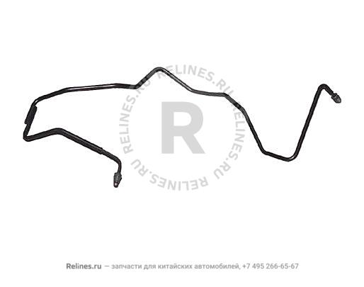 Трубка тормозная металл с фиттингами