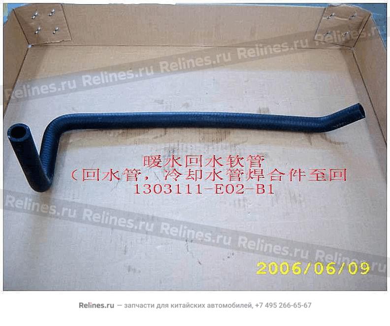 Water inlet hose(cooling pipe to water r