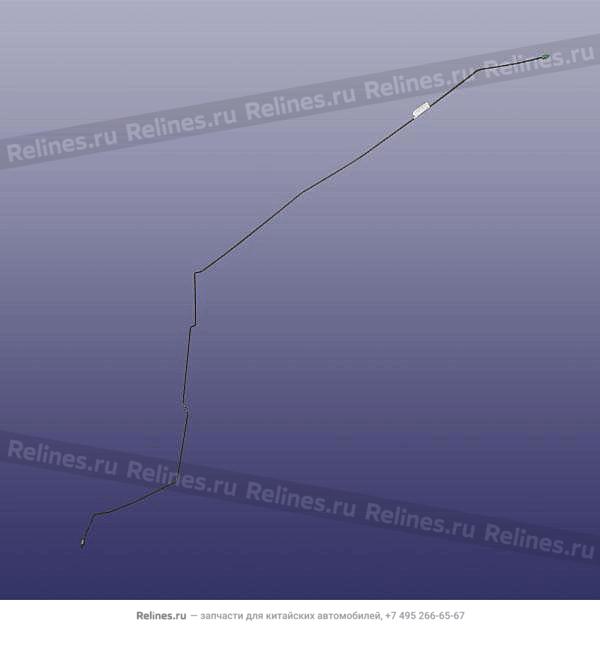 Тормозная трубка задняя - 2040***8AA