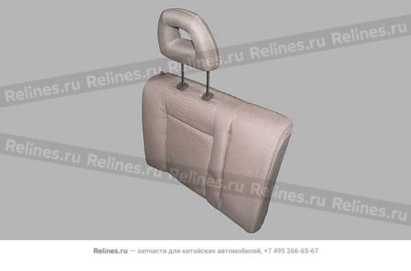 Backrest cushion assy - RR row RH