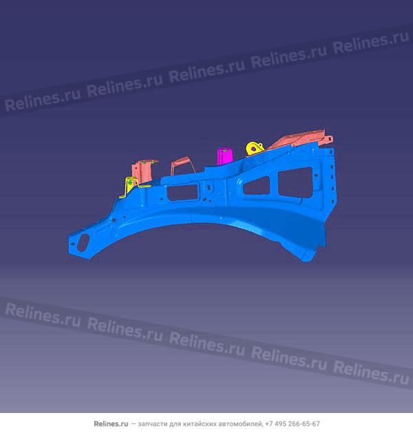 Усилитель колесной арки передней правой T18FL3/T1D - 50200***AADYJ