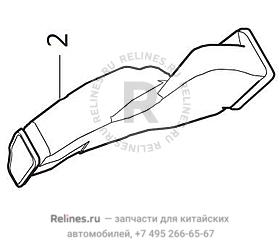 RR cold air duct - 81231***V08A