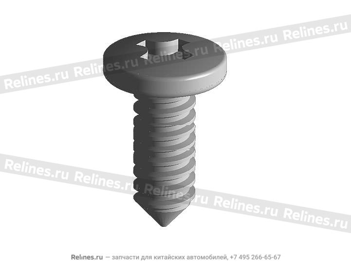 Cross slotted head screw