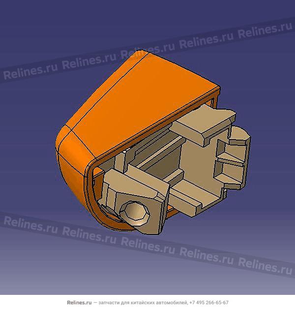 Handle cover-rr door LH