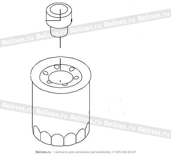 Oil Filter mounting assy - 1017***EG01