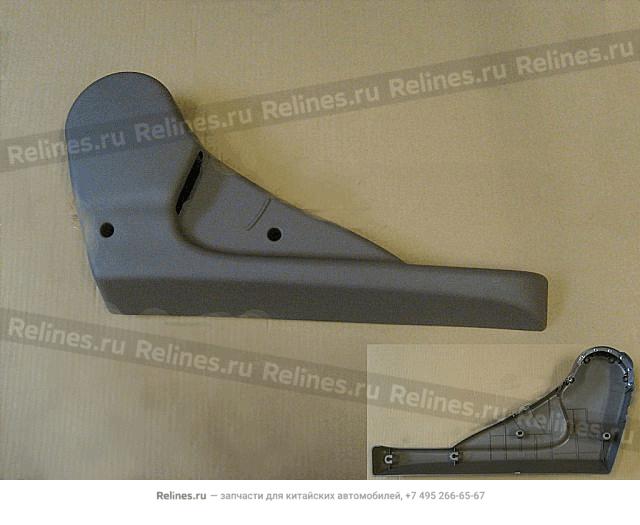 INR side panel-fr seat RH(grayish) - 690201***0-1213