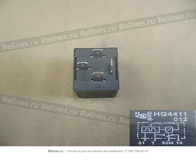 Wiper intermittent relay