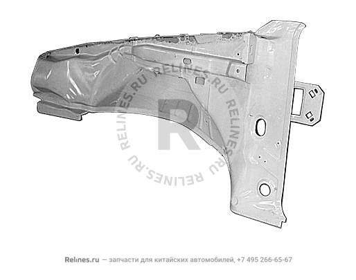 Брызговик лонжерона передний левый - A15-8***00-DY