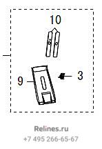 UPR trim panel assy-b pillar LH - 540221***9-001A