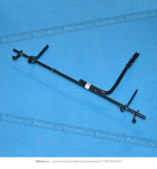 Recliner handle-fr seat track LH