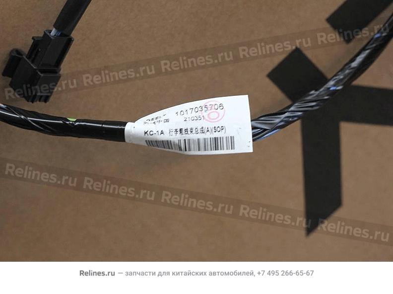 Assy,trunk wire harness