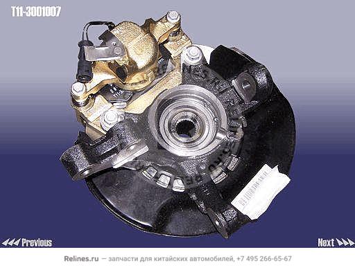 Кулак поворотный левый в сборе - T11-***007