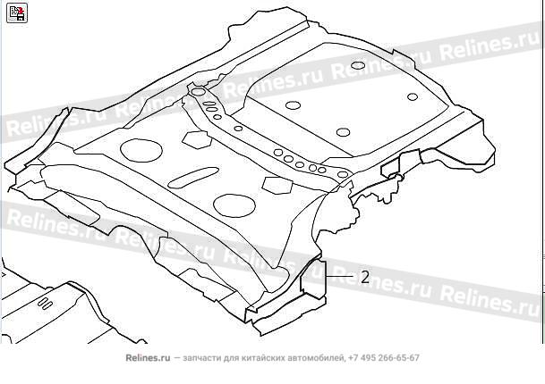 RR floor assy