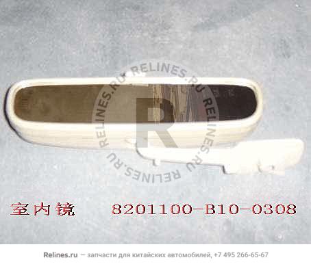 INR RR view mirror assy - 820110***0-0308