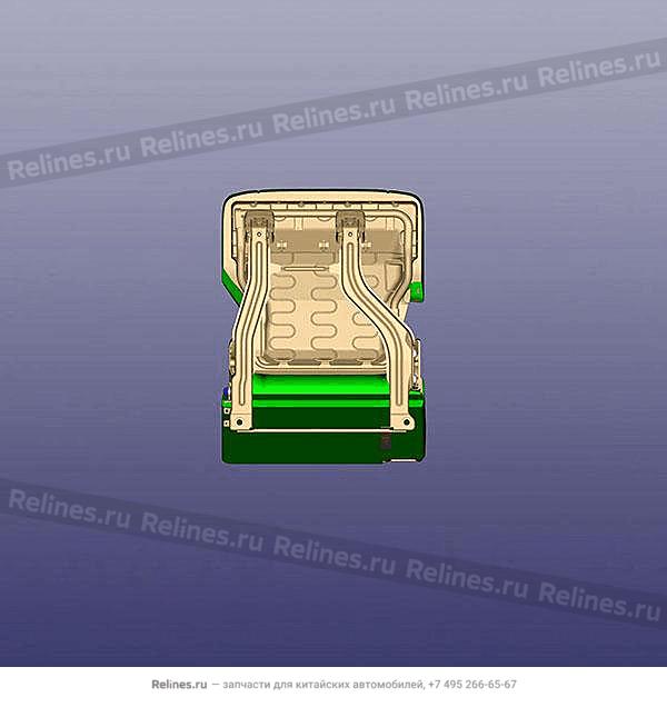 Сиденье левое третьего ряда с пряжкой T18FL3