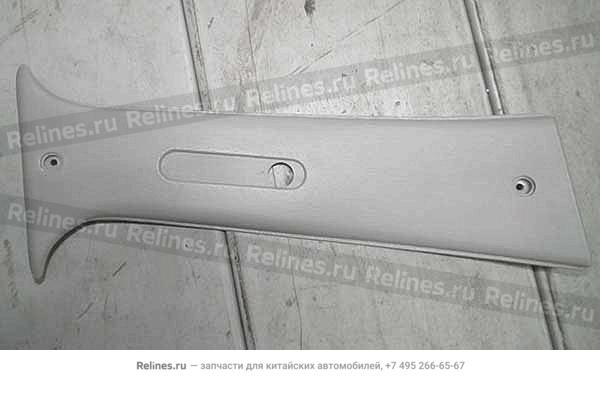 Trim board - b pillar RH UPR