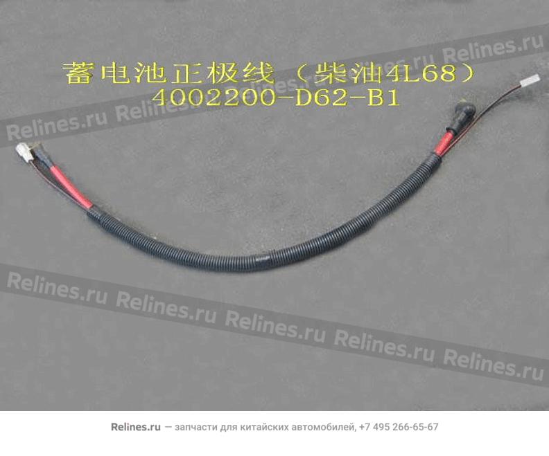 Batt anode harn assy(diesel 4L68) - 40022***62-B1