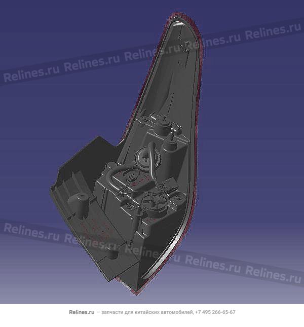 Фонарь задний левый - T15-***010