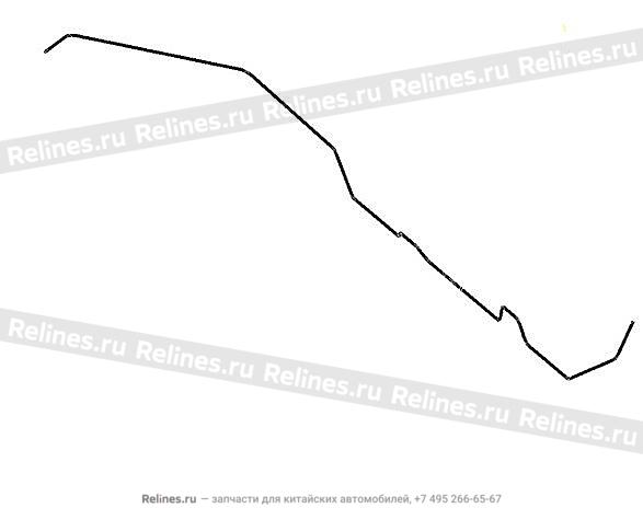 Fuel return pipe-fuel tank - 1104***B30