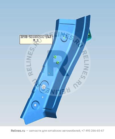 Передняя сборка наружной панели верхней части M1E - 50100***AADYJ