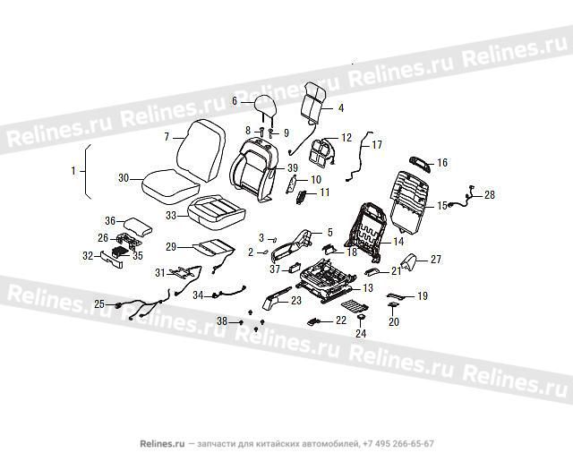 FR seat - 690080***09A86