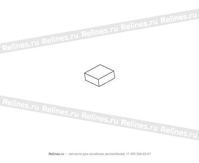 Cushion block,central passage - 5110***S08