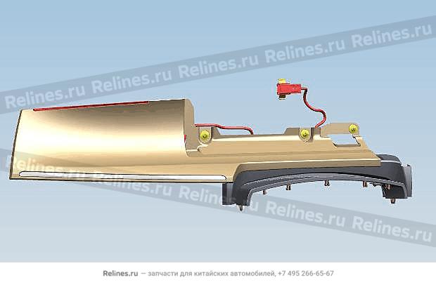 Планка отделки приборной панели левая M1E