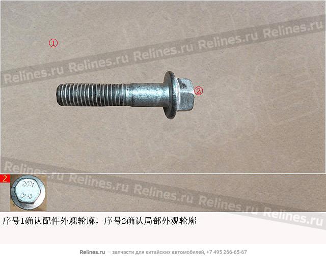 Hex bolt w/flange