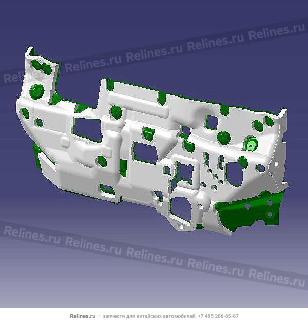 Прокладка звукоизоляции T15/J68/T18/T19/T1E/T19 - T15-***010