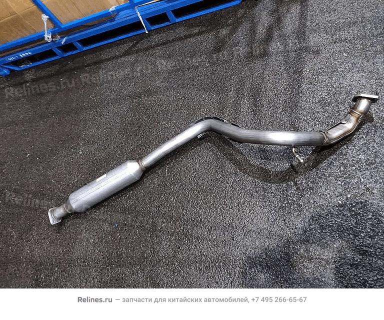 Muffler assy-frt