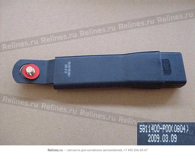 Lock buckle assy-fr seat RH - 581140***0-0804