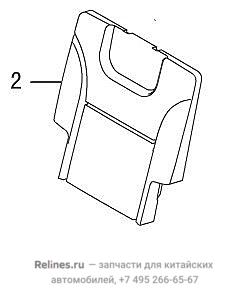 RR seat backrest cushion assy,LH - 705511***11A86