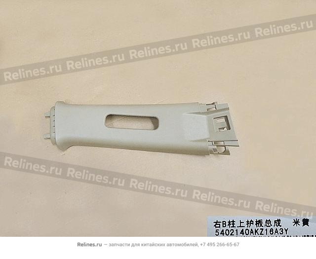 UPR guard plate assy b pillar RH - 540214***16A3Y