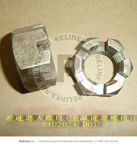 Flange nut-drive bevel gear(PIN type) - 2402***D01